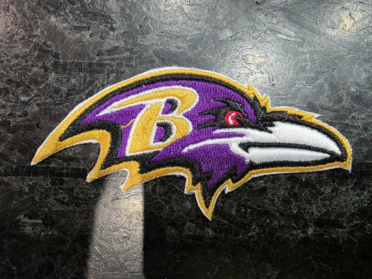 Baltimore Ravens 7" Iron /Sew On Embroidered Patch Football Logo NFL