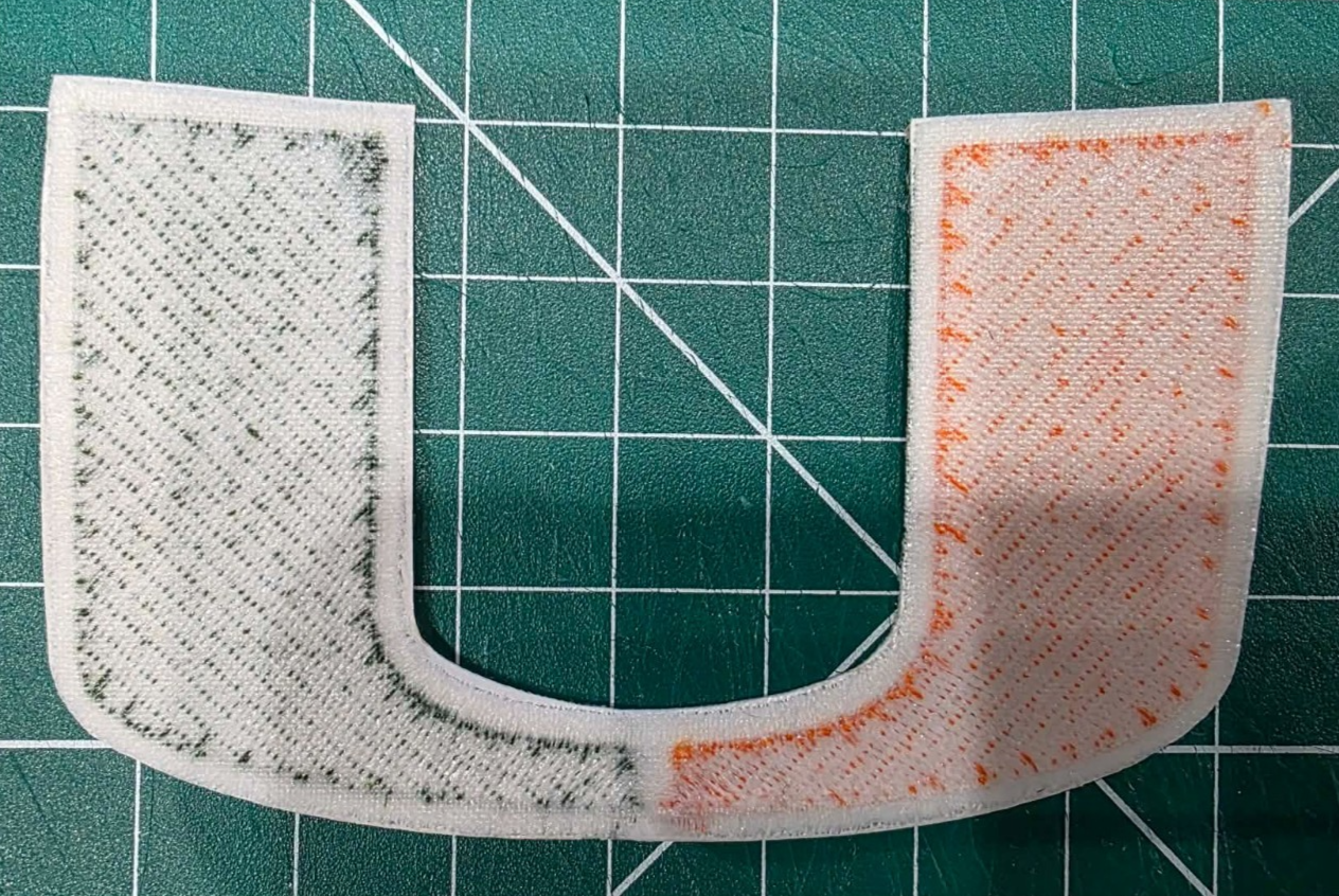 Miami Hurricanes logo football 3" Iron On Embroidered Patch shoulder