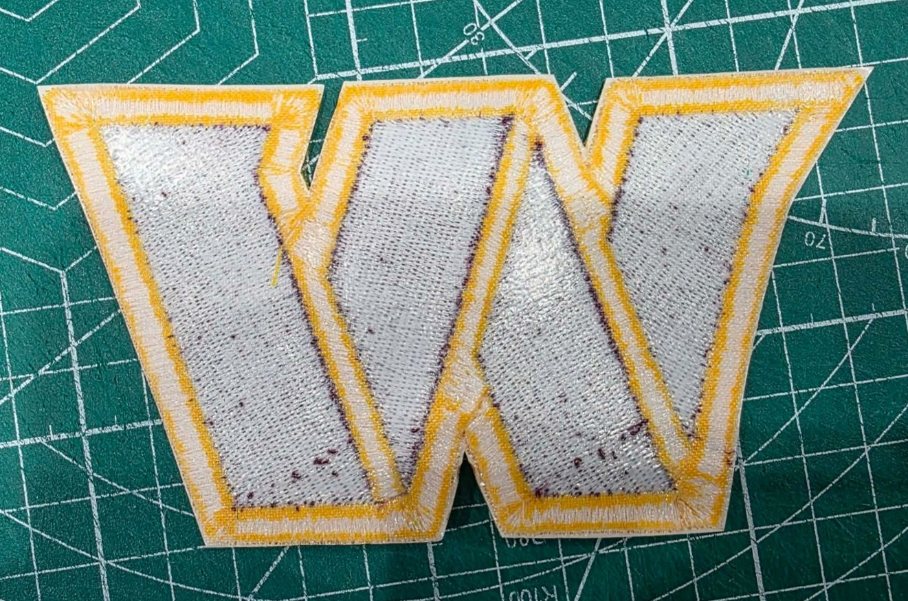 Washington Commanders 3.75" Iron On Embroidered Patch Football Logo NFL shoulder