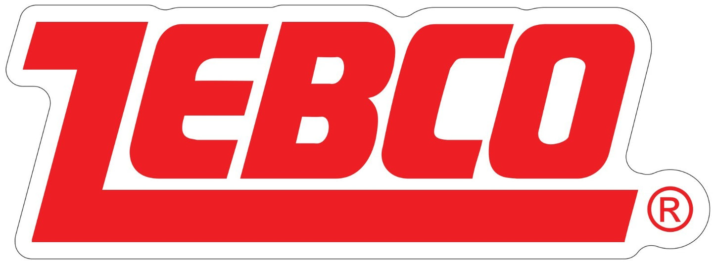 Zebco Rods Reels Professional Carpet Graphic Decal Sticker Fishing Bass Boats