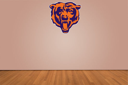 Chicago Bears Indoor Wall Vinyl Decal Sticker 5" - 52"