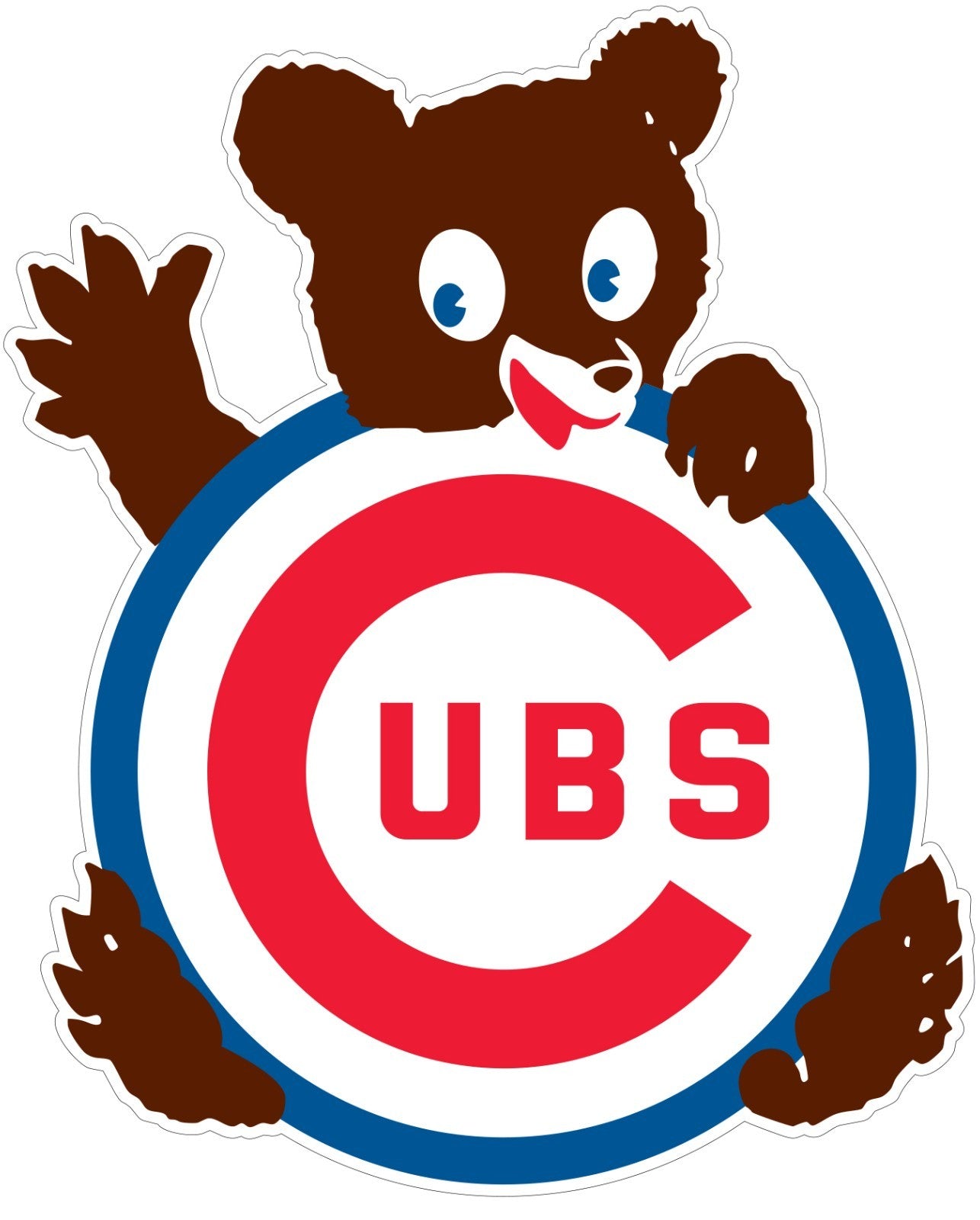 Chicago Cubs Indoor Wall Vinyl Decal Sticker 5" - 52"