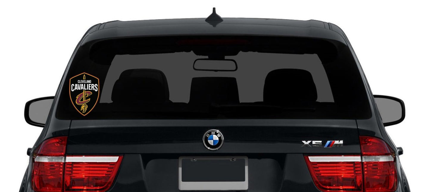 Cleveland Cavaliers Logo -Die Cut Laminated Vinyl Sticker Decal NBA car window