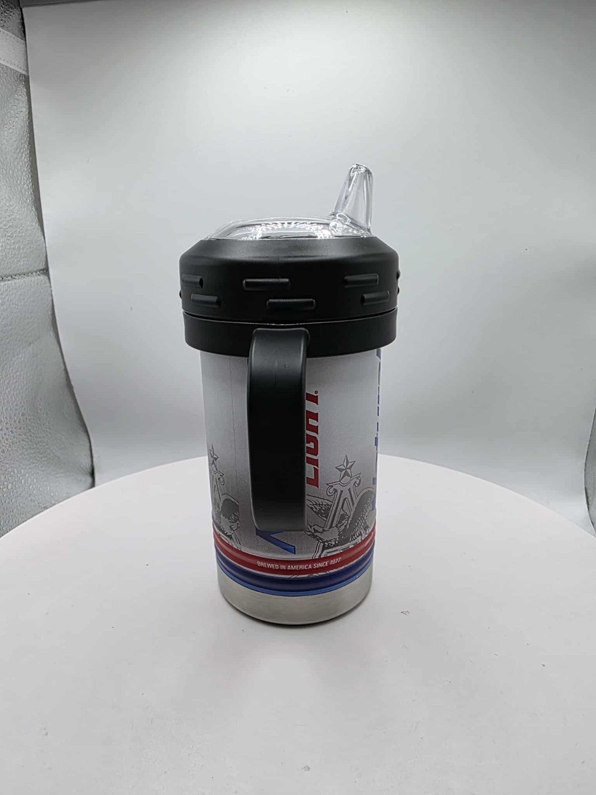 Adult Themed UV Printed 10oz Insulated Sippy Cup Natural Light Ice Handles gift