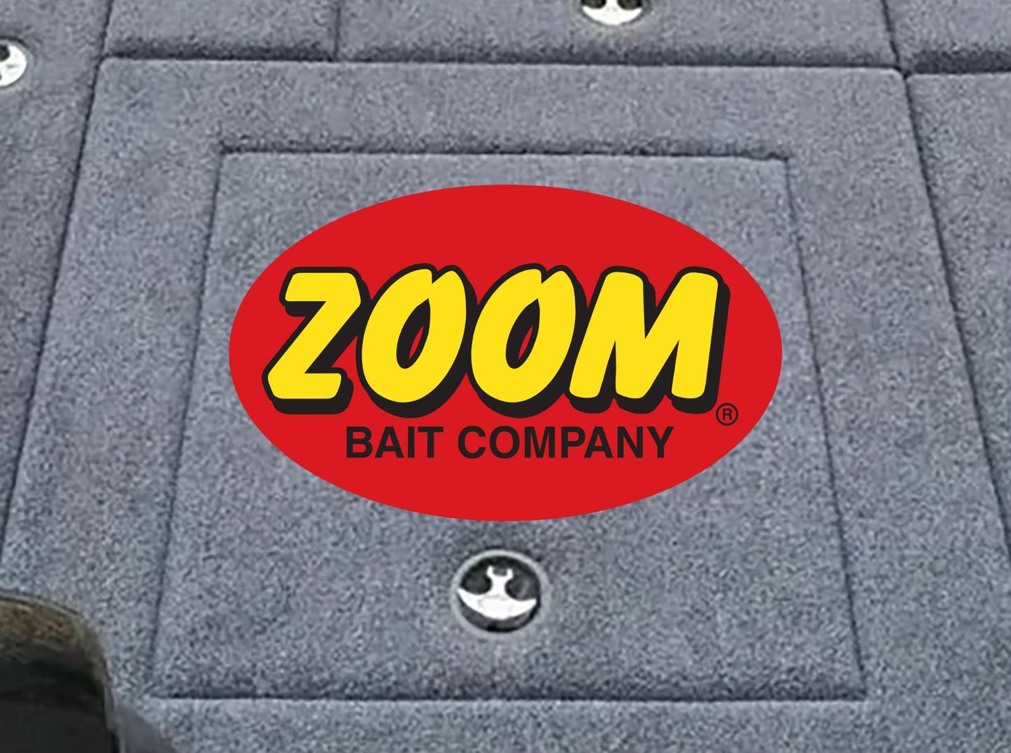 Zoom Bait Professional Carpet Graphic Decal Sticker for Fishing Bass Boats