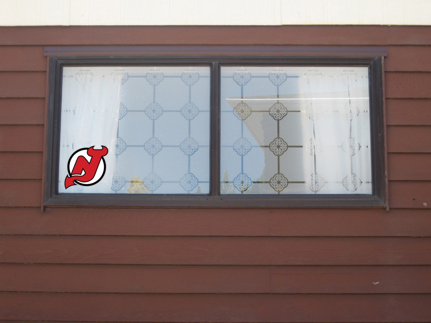 New Jersey Devils Logo - Die Cut Laminated Vinyl Sticker Decal NHL car window