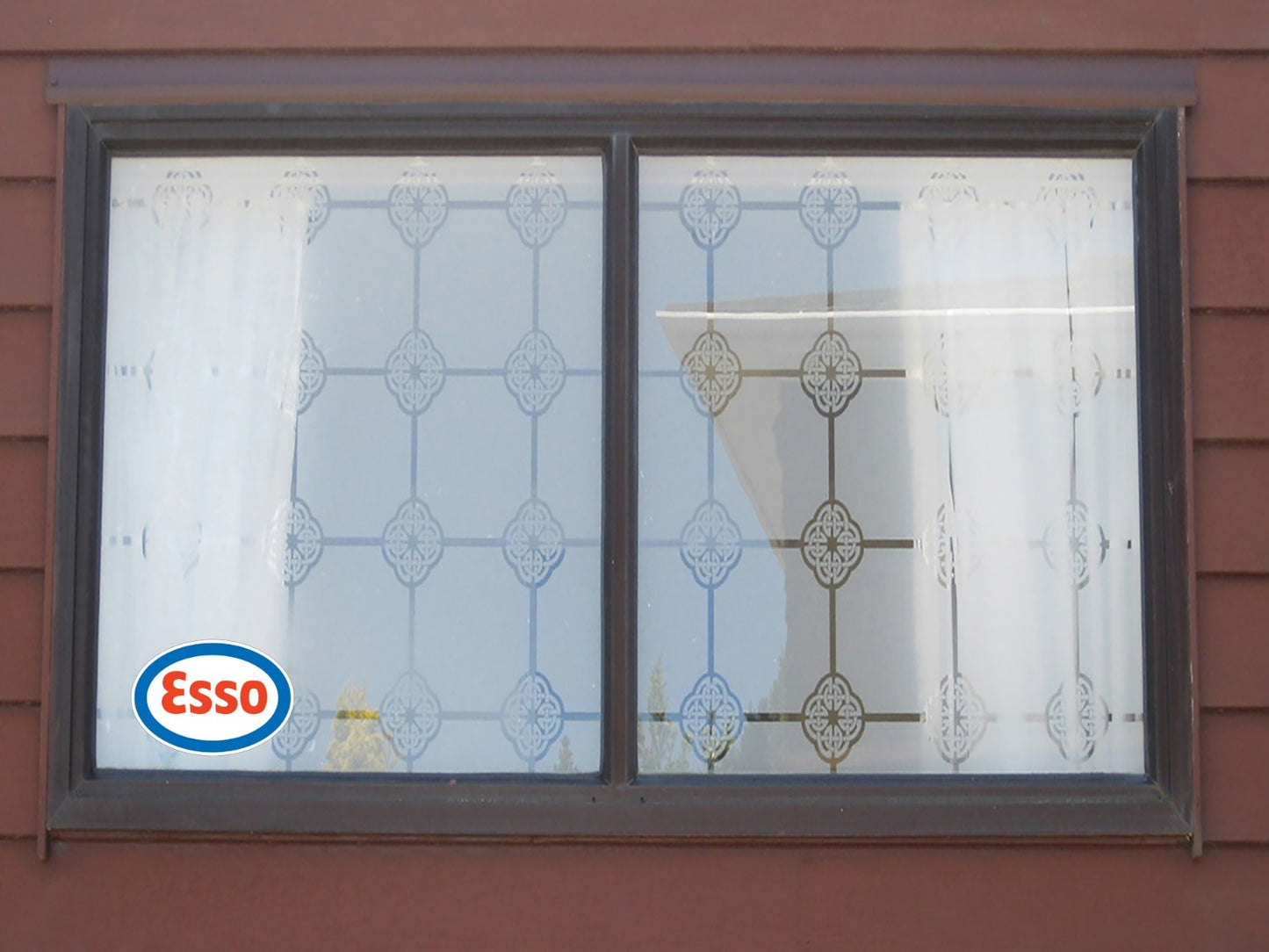 2x Esso Gasoline Logo Die Cut Laminated Vinyl Decal Sticker | Choose Sizes