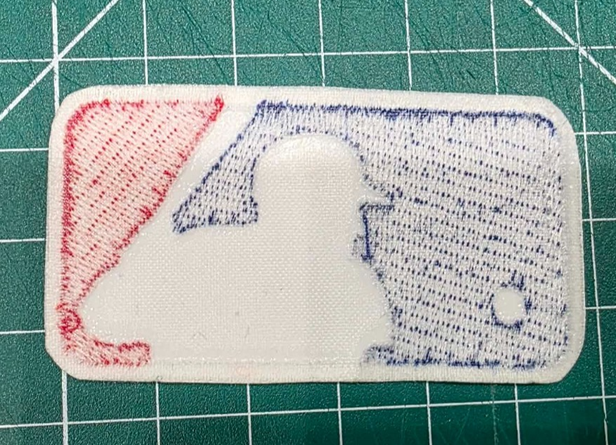 MLB Logo Embroidered Iron On Baseball Patch 1-1/4" x 2-1/4" for Shirt Sleeve Hat