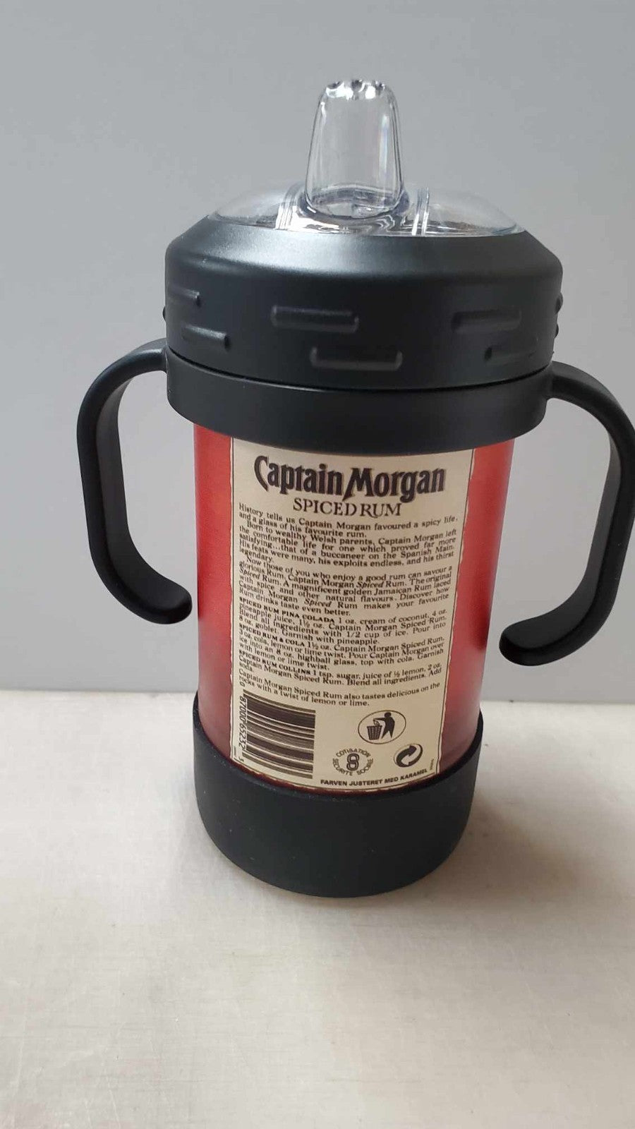 Adult Themed UV Printed 10oz Insulated Sippy Cup Beer Rum Original funny gift