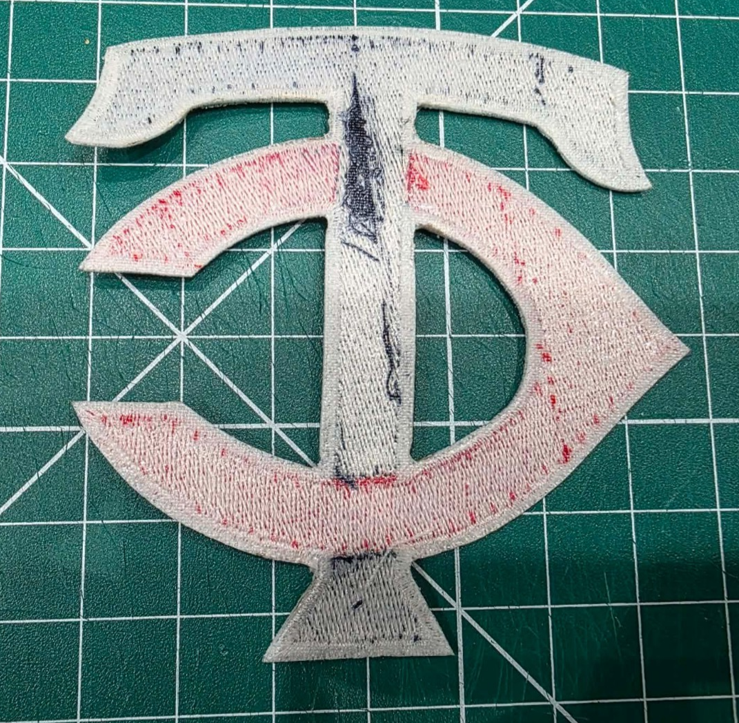 Minnesota Twins TC logo MLB 3.75" Iron On Embroidered Patch shoulder Twin City