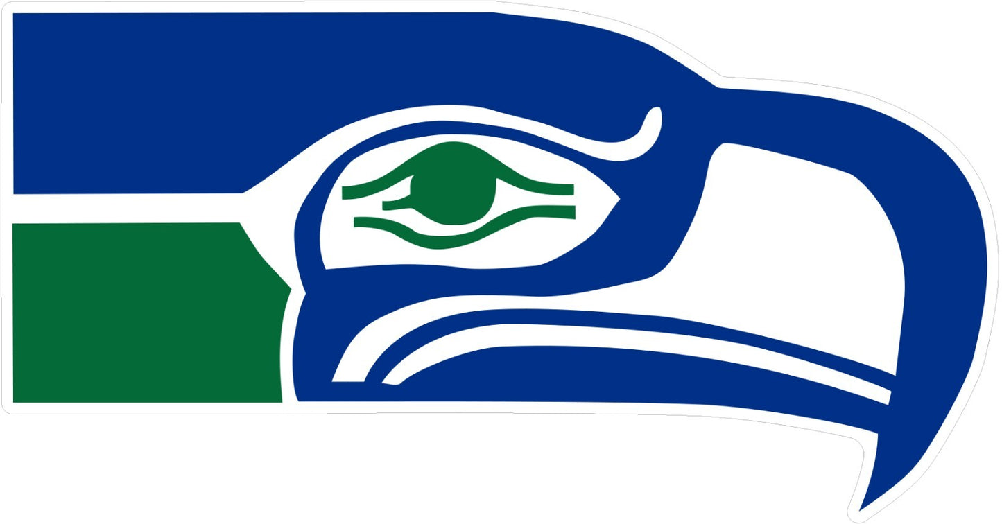 Seattle Seahawks Indoor Wall Vinyl Decal Sticker 5" - 52"