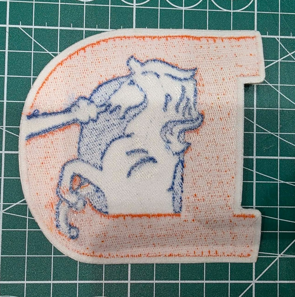 Denver Broncos 5" Iron /Sew On Embroidered Patch Football Logo NFL