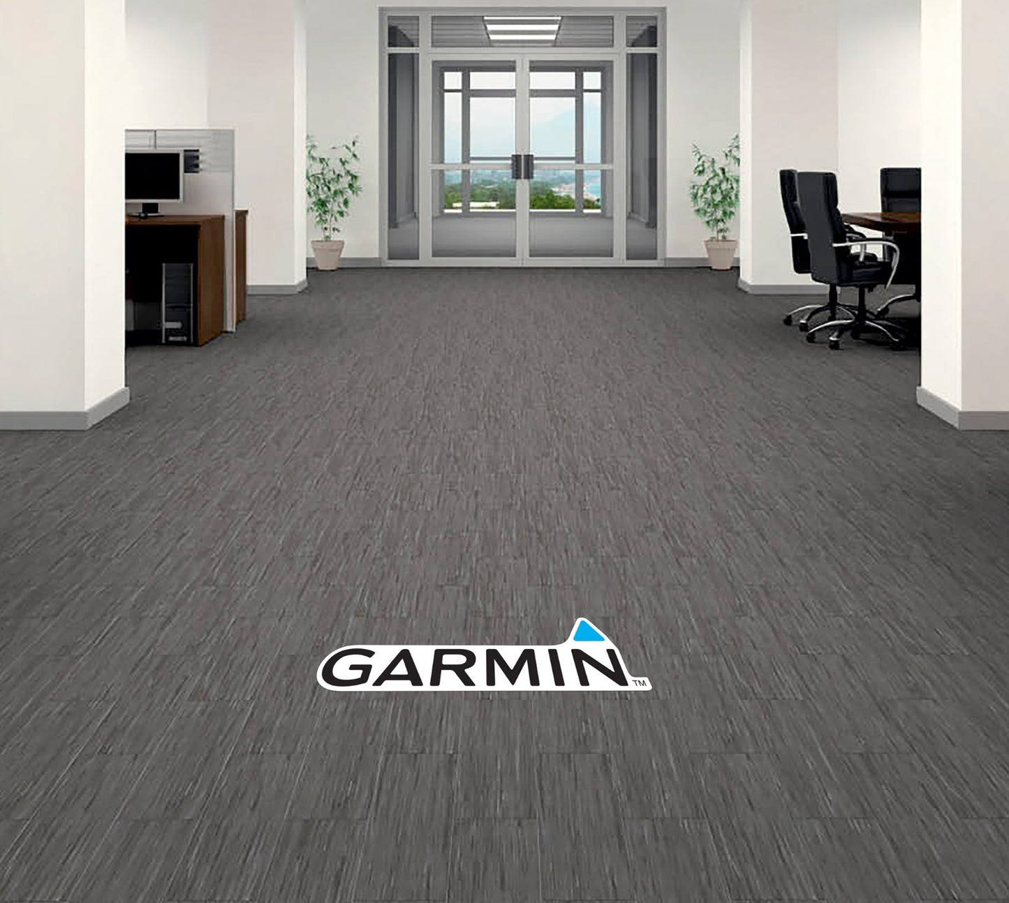 Garmin Professional Carpet Graphic Decal Sticker for Fishing Bass Boats