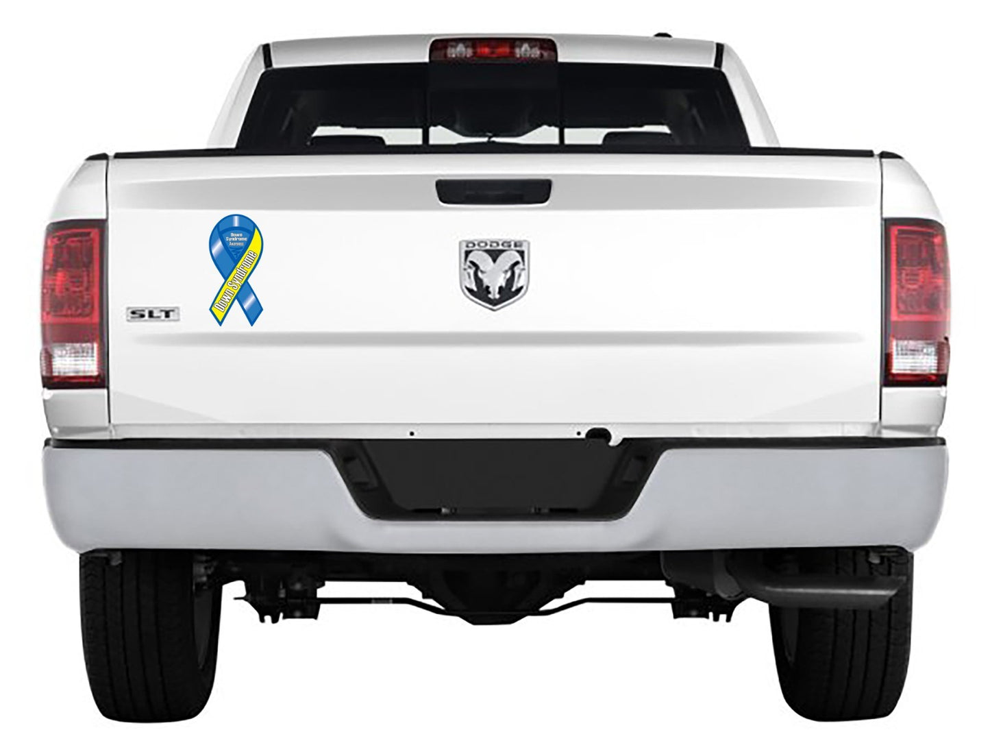 Down Syndrome Awareness Ribbon Vinyl Decal Sticker Choose Size Support Down's