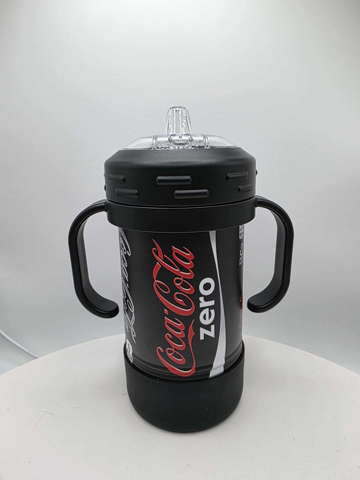 Zero Sugar Soda Inspired 10 oz Insulated Sippy Cup Spill Resistant Gift