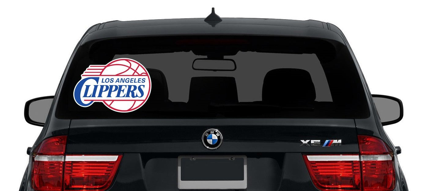 Los Angeles Clippers Logo Die Cut Laminated Vinyl Sticker Decal NBA car window
