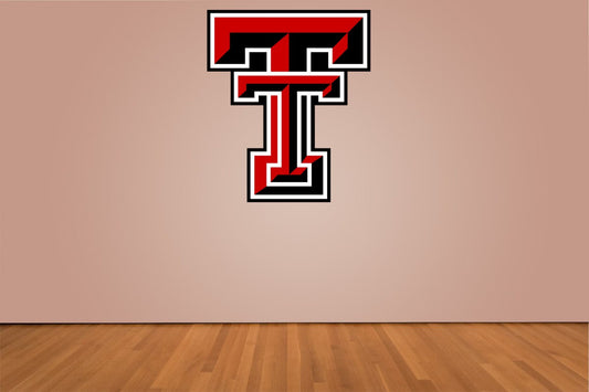 Texas Tech TT Indoor Wall Vinyl Decal Sticker 5 - 52"