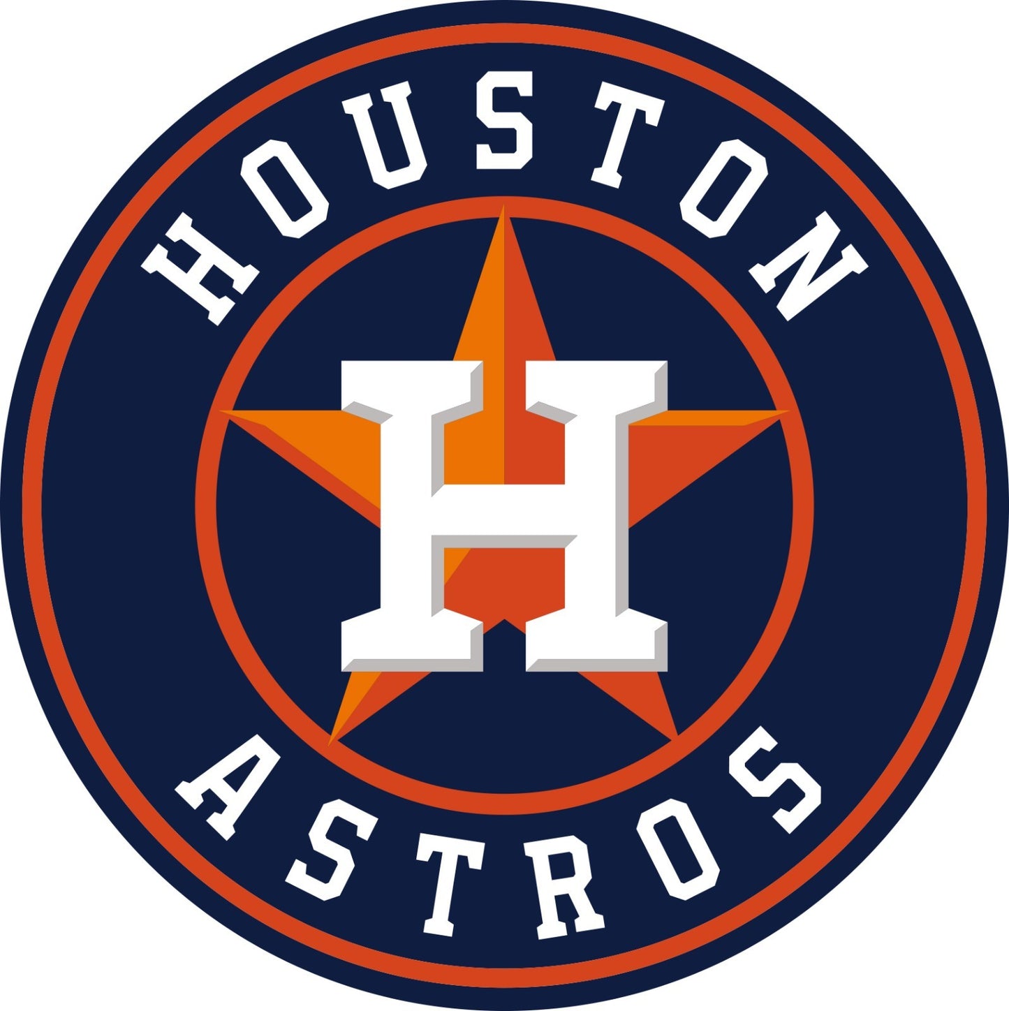 Houston Astros Logo Sticker Vinyl Decal | Choose Size window door