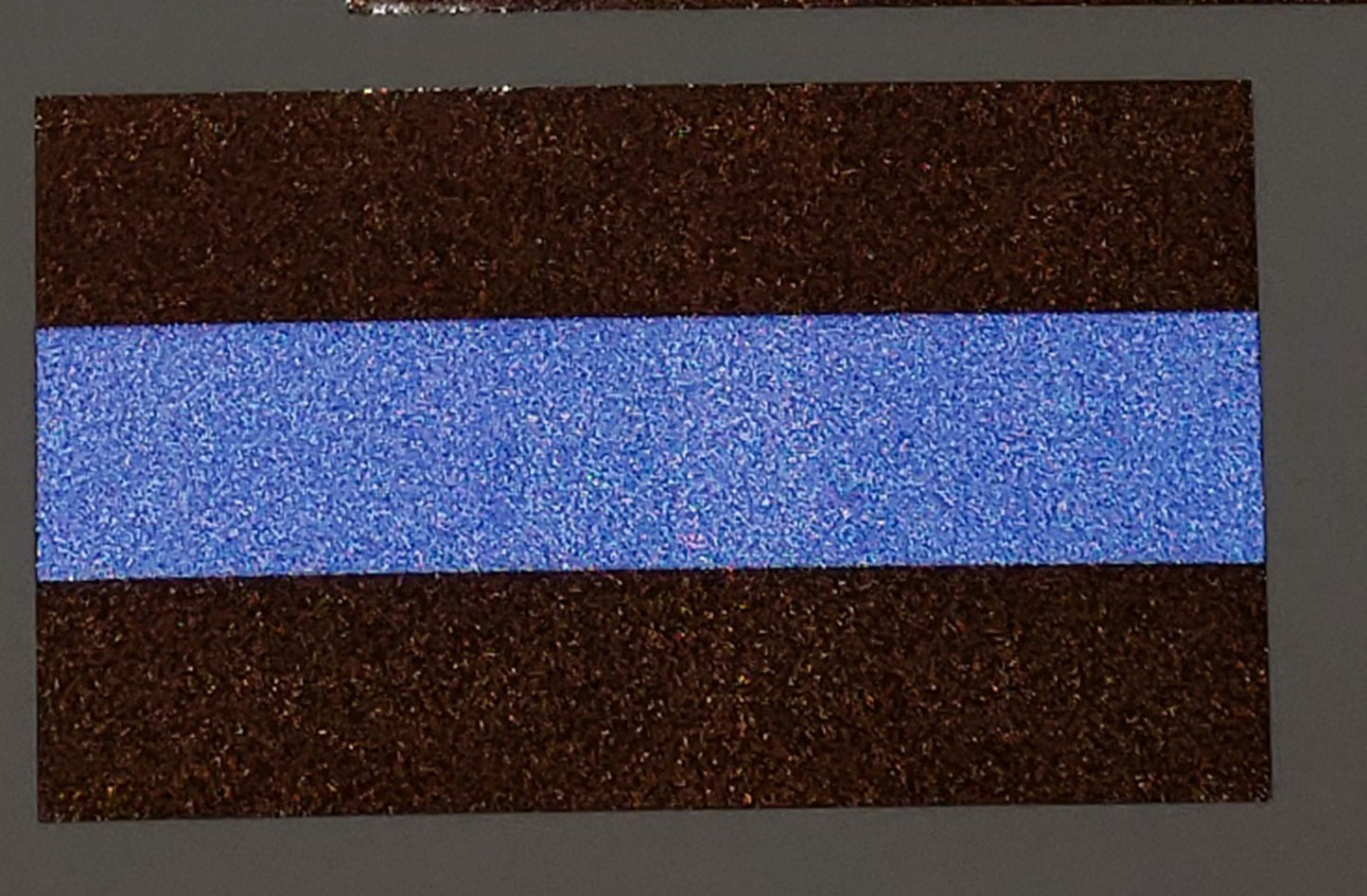5.5"  Reflective Thin Blue Line Police Flag Car Outdoor Vinyl Decal Sticker