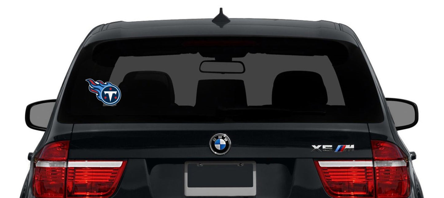 Tennessee Titans Logo - Die Cut Laminated Vinyl Sticker Decal NFL car window