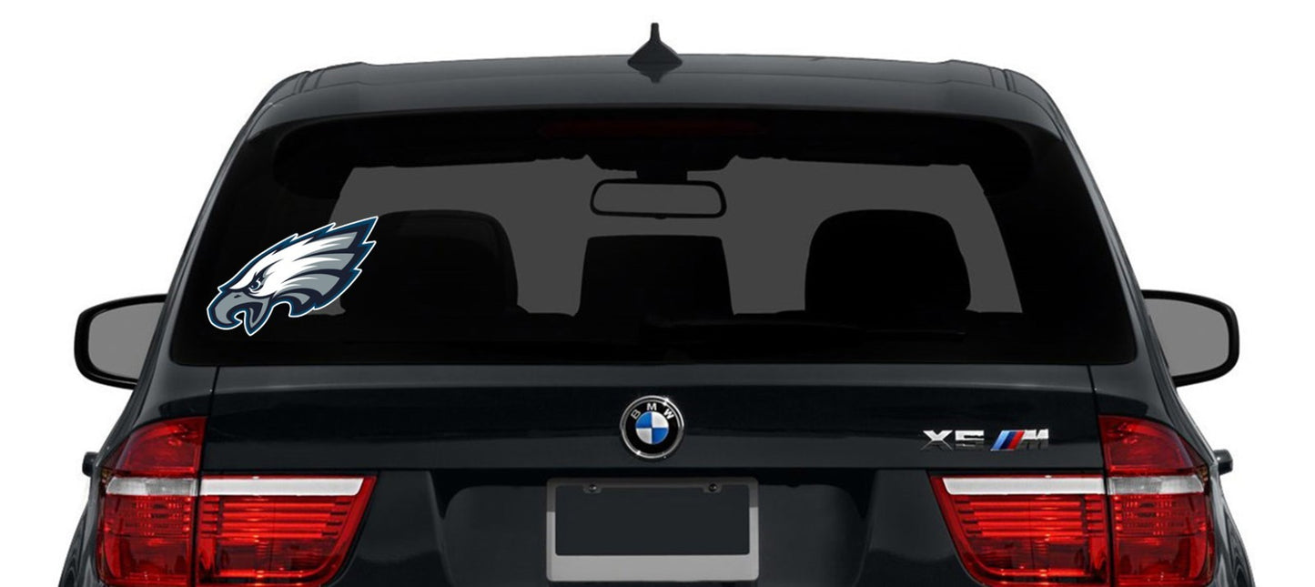 Philadelphia Eagles Logo Cut Laminated Vinyl Sticker Decal NFL car window