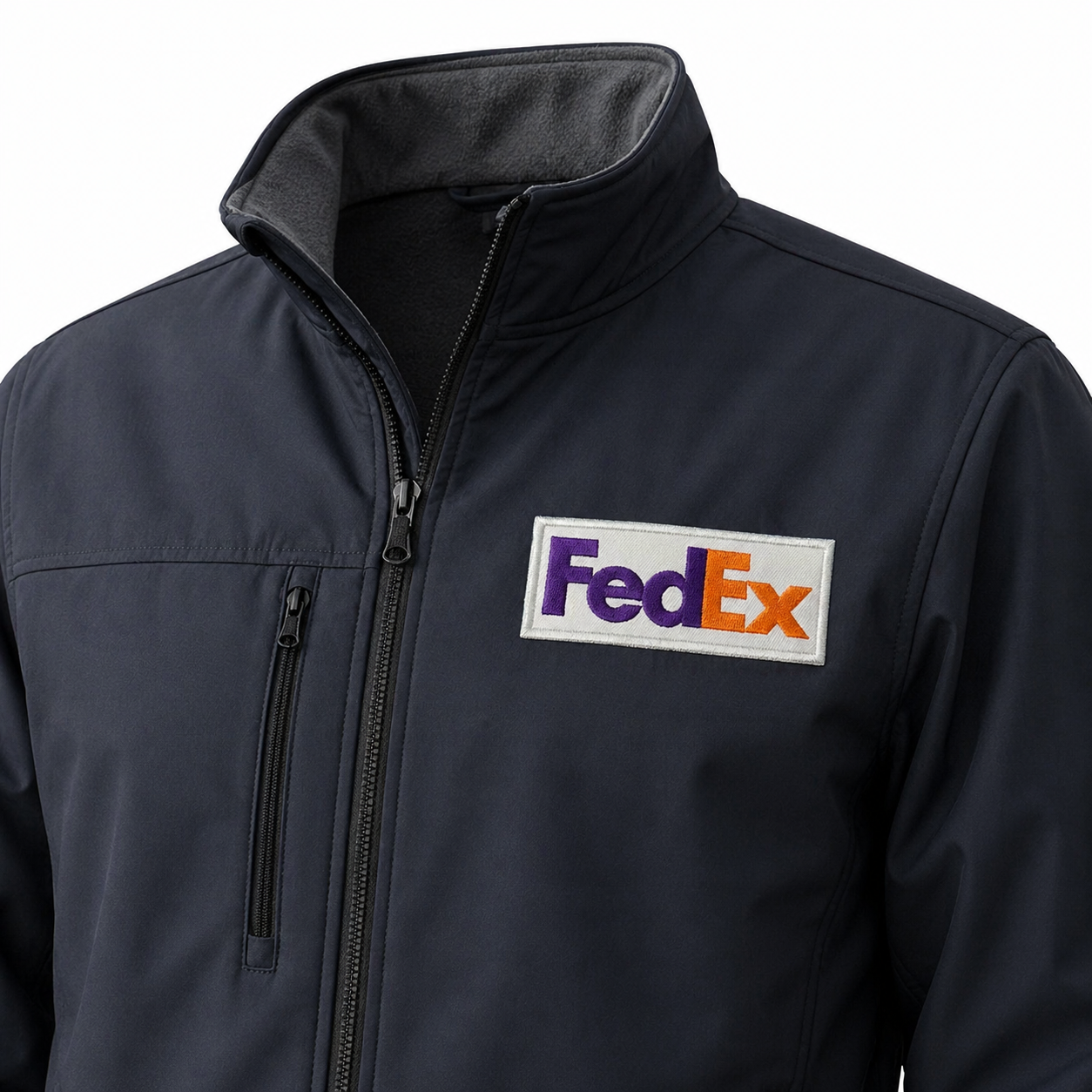 FedEx Express 3.75" Iron On Embroidered Patch shoulder