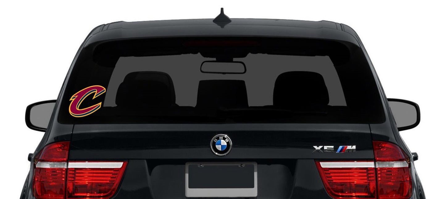 Cleveland Cavaliers Logo -Die Cut Laminated Vinyl Sticker Decal NBA car window