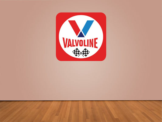 Valvoline Oil Company Racing Indoor Wall Vinyl Decal Sticker 5"-52"
