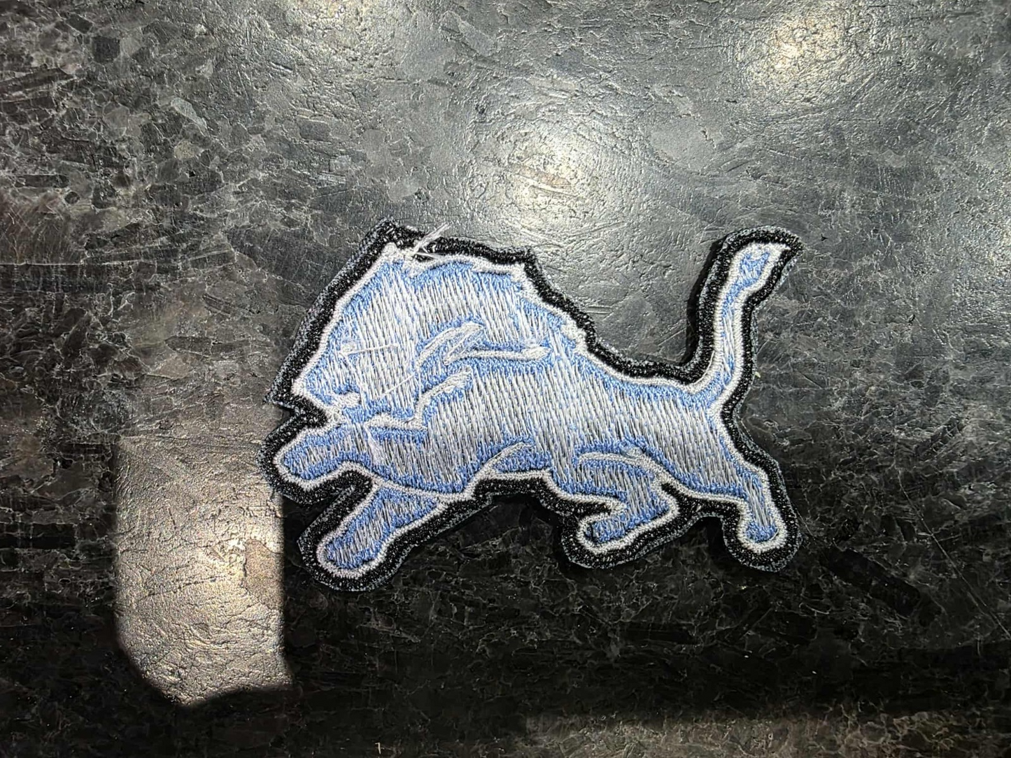 Detroit Lions 5" Iron /Sew On Embroidered Patch Football Logo NFL