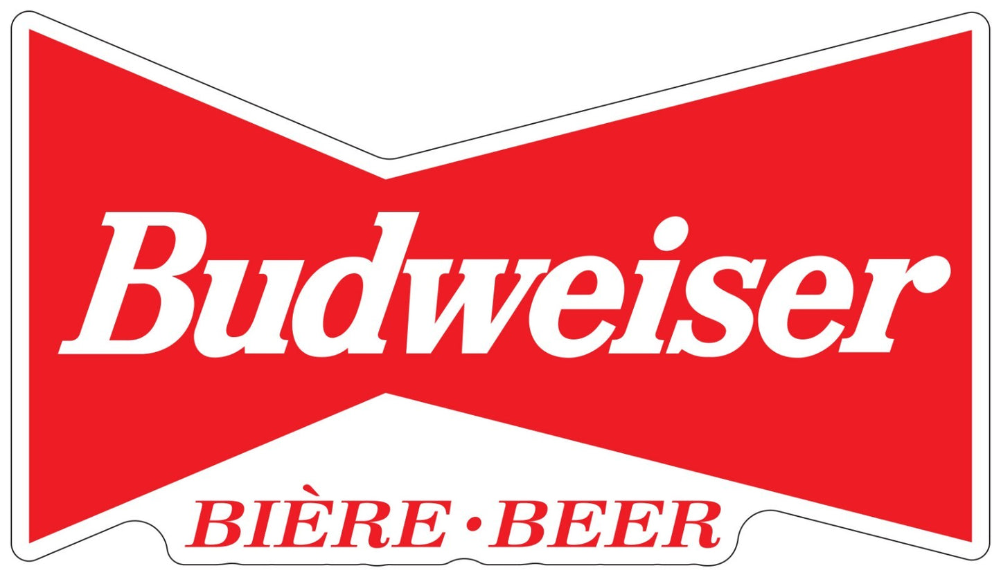 Budweiser Logo Indoor Wall Vinyl Decal Sticker 5" - 52"