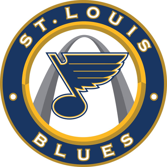 St. Louis Blues Logo - Die Cut Laminated Vinyl Sticker Decal NHL car window