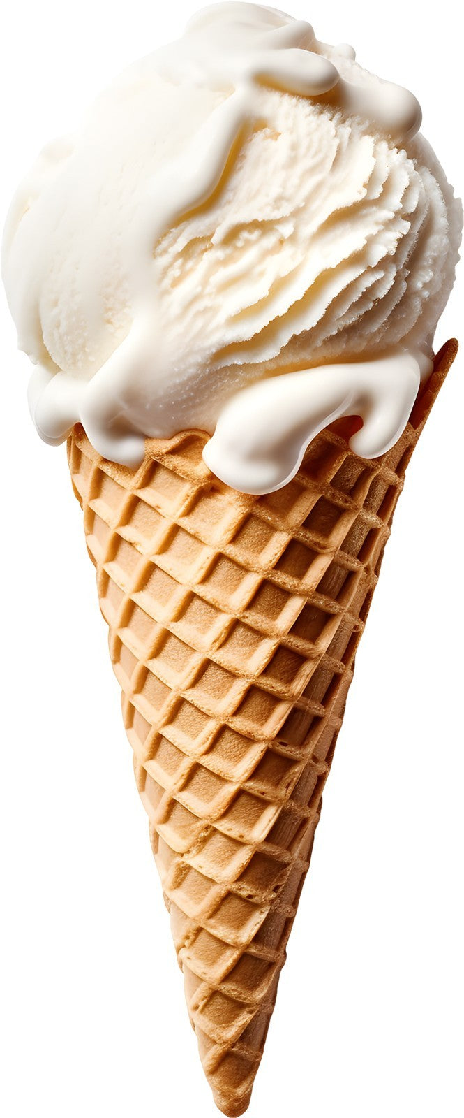 6 12" Ice Cream Cone Floor Vinyl Decals • Removable Sidewalk Birthday Party