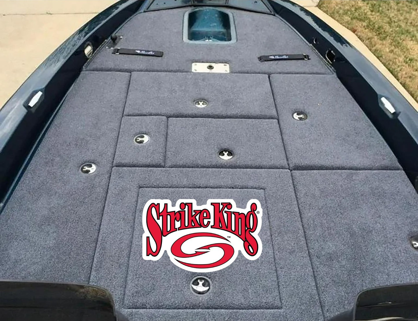 Strike King Professional Carpet Graphic Decal Sticker for Fishing Bass Boats