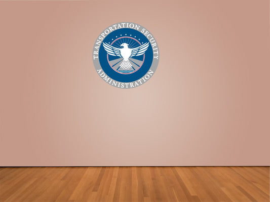 TSA Transportation Security Admin Logo Indoor Wall Vinyl Decal Sticker 5 - 52"