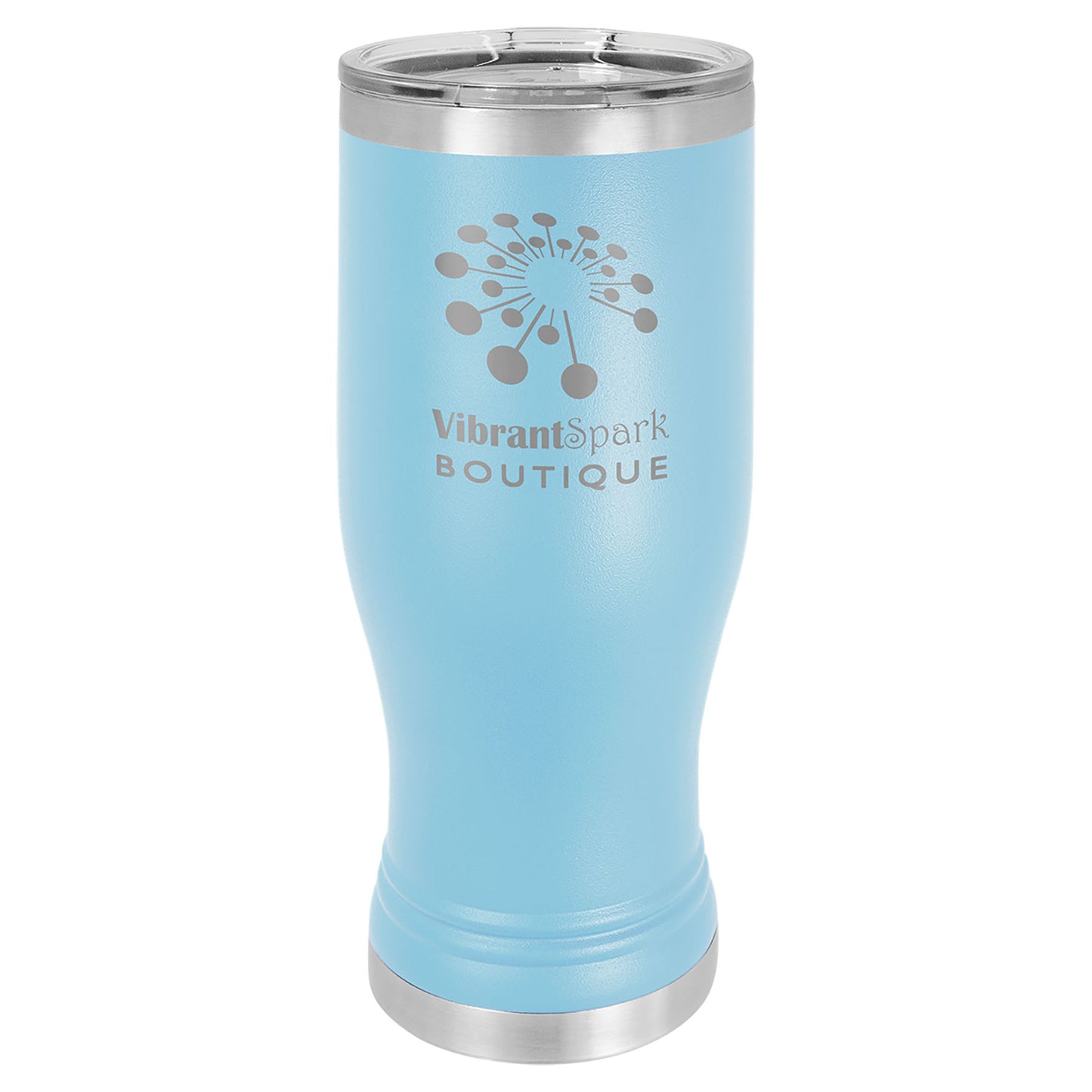 20 oz. Pilsner Polar Camel with Clear Lid