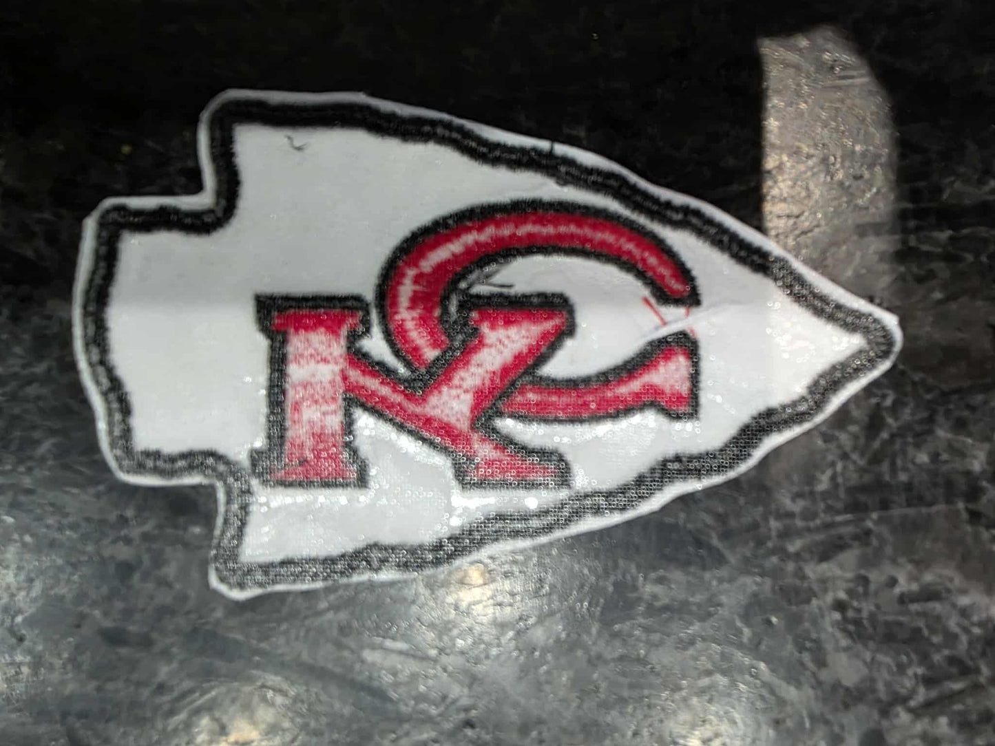 Kansas City Chiefs 5" Iron /Sew On Embroidered Patch Football Logo NFL