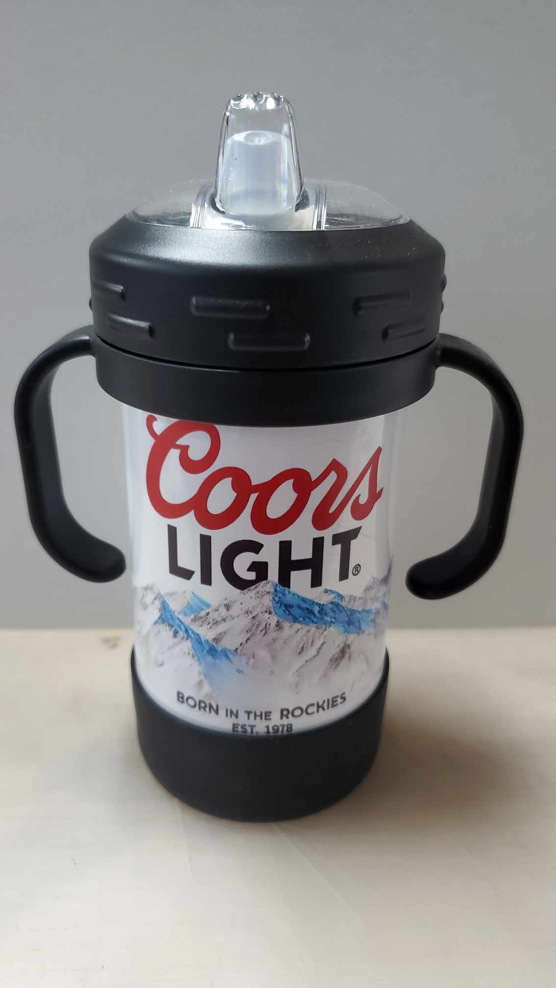 Coors Light Mountains White - Sippy Cup