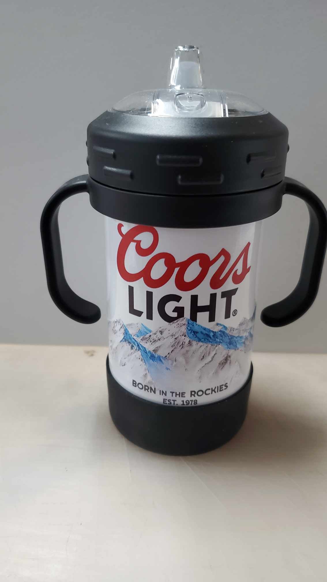 Coors Light Mountains White - Sippy Cup