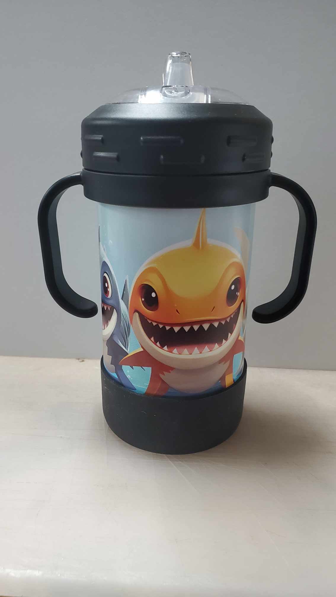 Baby Sharks Cute Kids - Sippy Cup w/ Removable Handles