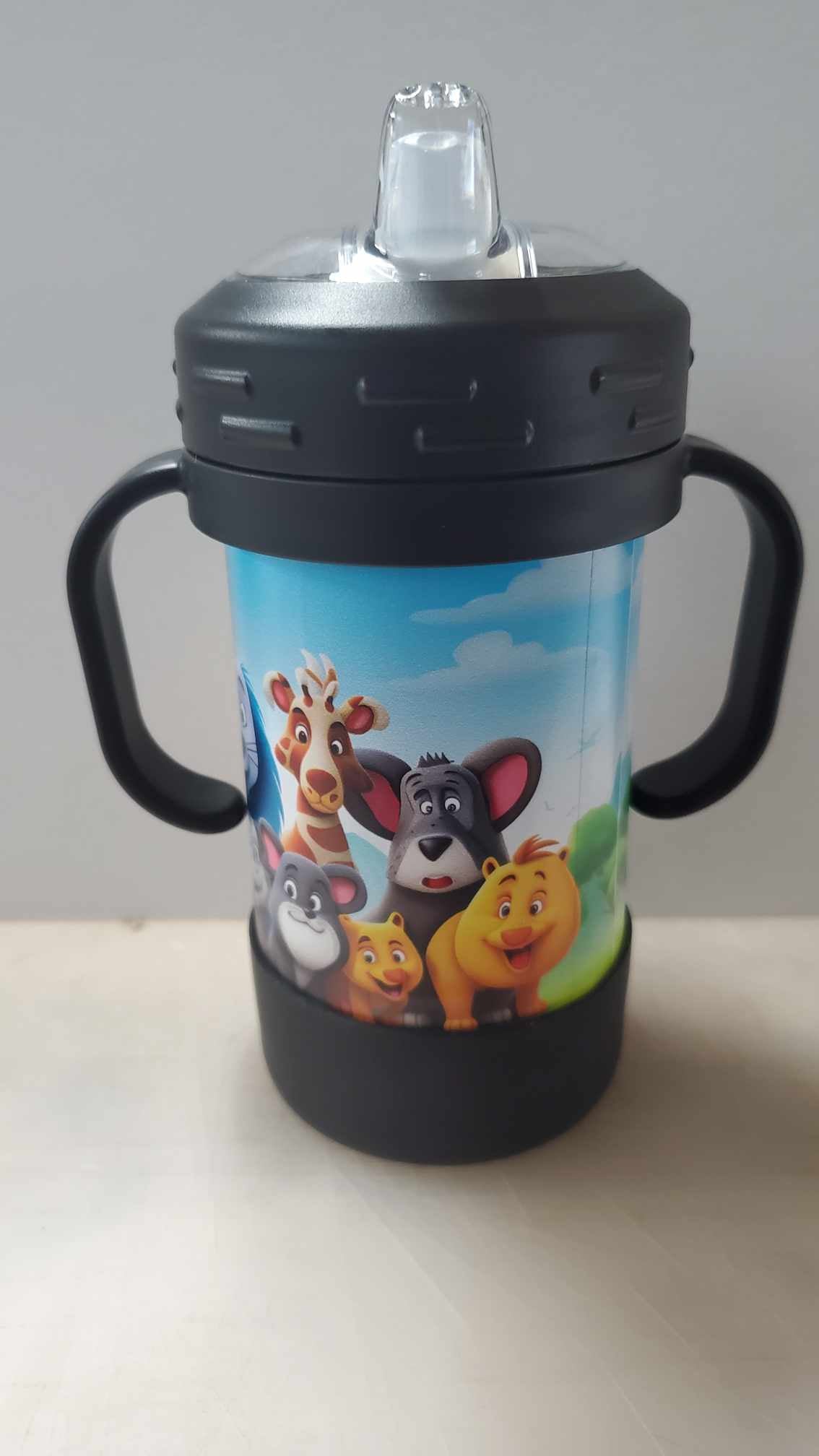 Animals Cute Kids - Sippy Cup w/ Removable Handles