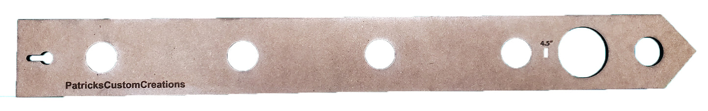 Axe Throwing Target Stencil Template for WATL Target