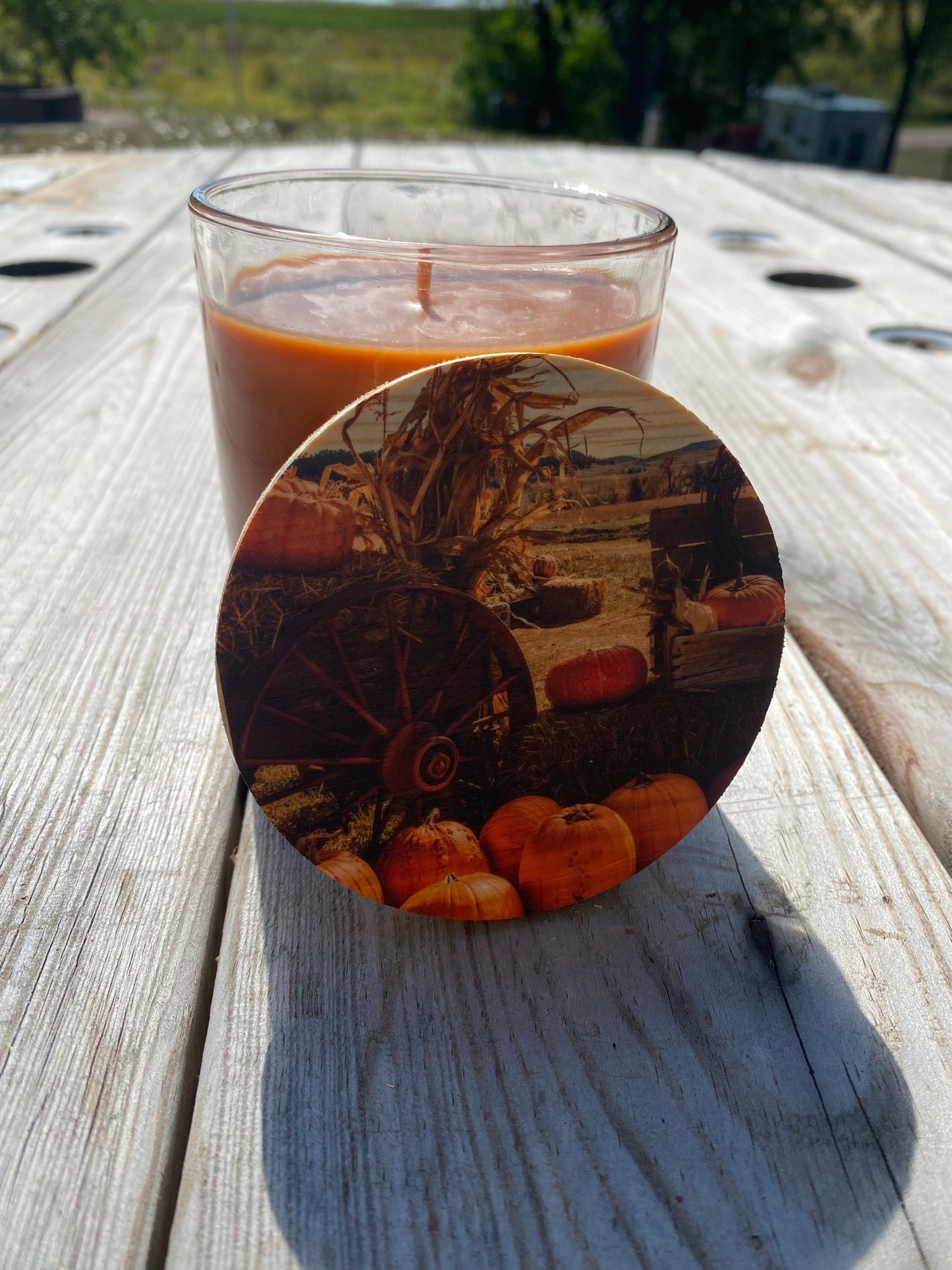 Pumpkin Spice - UV printed - 14 oz Candle