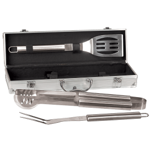 Aluminum/PVC BBQ Gift Set - 17 3/4" x 4 5/8"
