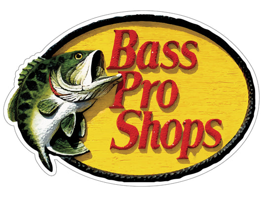 Bass Pro Shops Professional Carpet Graphic Decal Sticker for Fishing Bass Boats