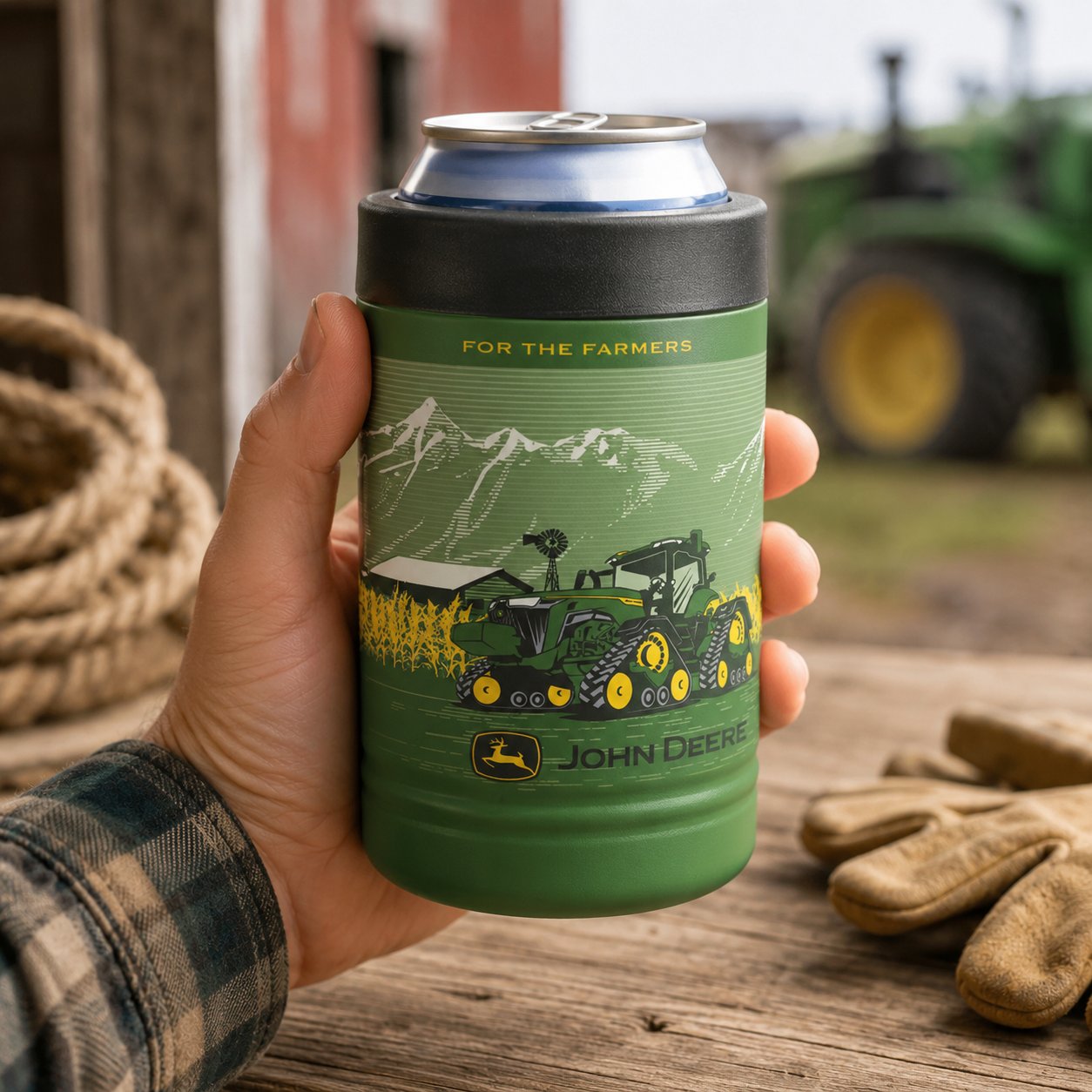 Busch Light - JD Farmers Deere - Corn- Beverage holder