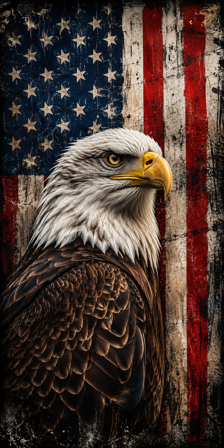 Patriotic Eagle Cornhole Board Wraps – Set of 2 American Flag Vinyl Wraps