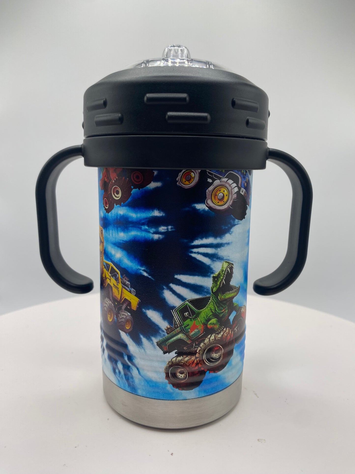 Dinosaur trucks - Sippy Cup - UV printed