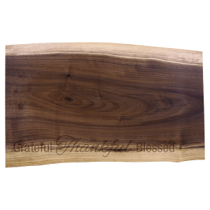 Black Walnut Cutting and Charcuterie Board - 20" x 12"