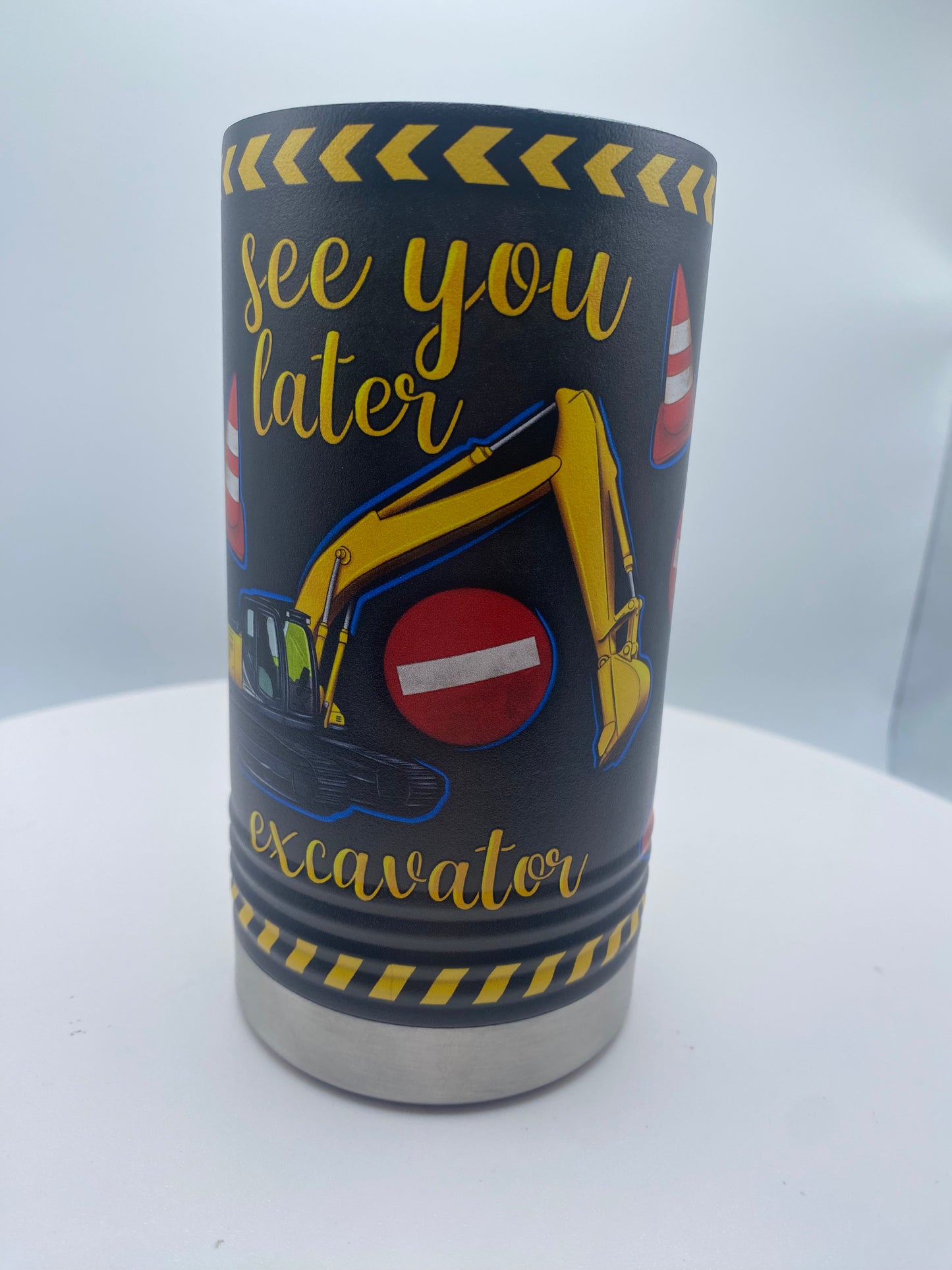 Excavator - Sippy Cup - UV printed