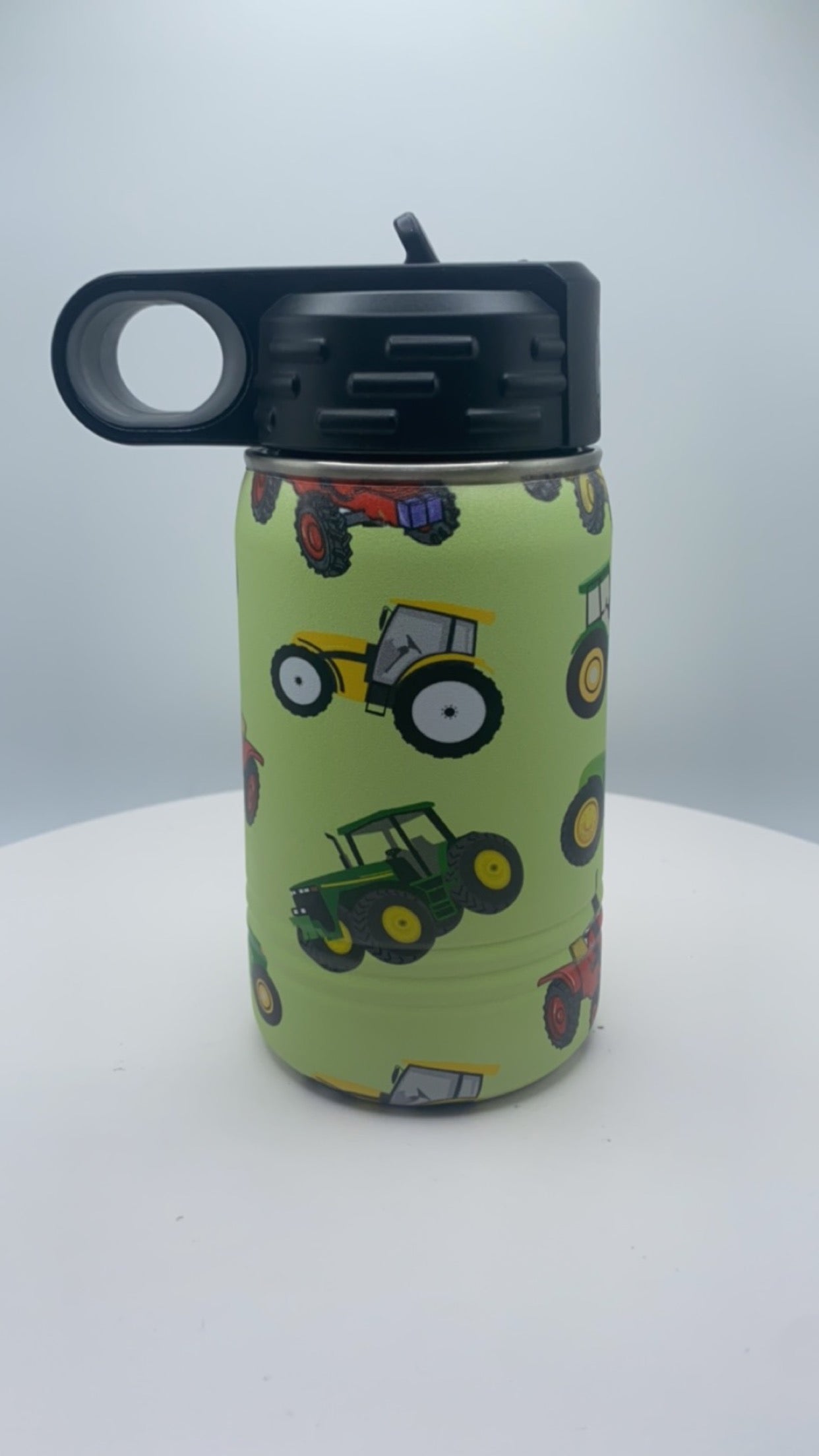 Tractor - 10 oz Water Bottle - UV Printed